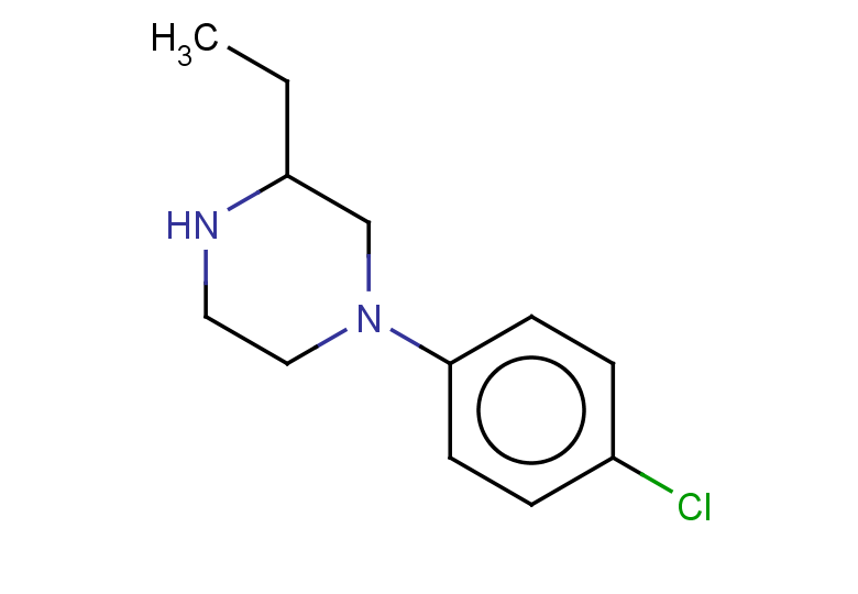 1-(4-chlorophenyl)-3-ethylpiperazine