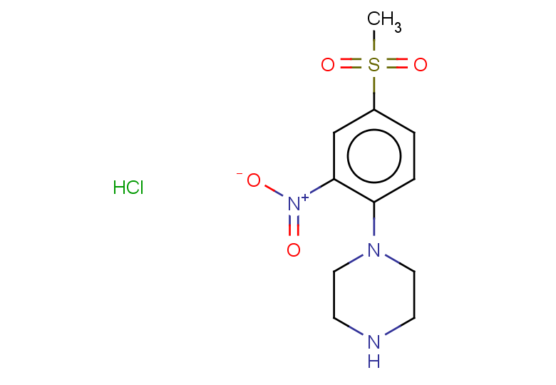1-(4-methanesulfonyl-2-nitrophenyl)piperazine hydrochloride