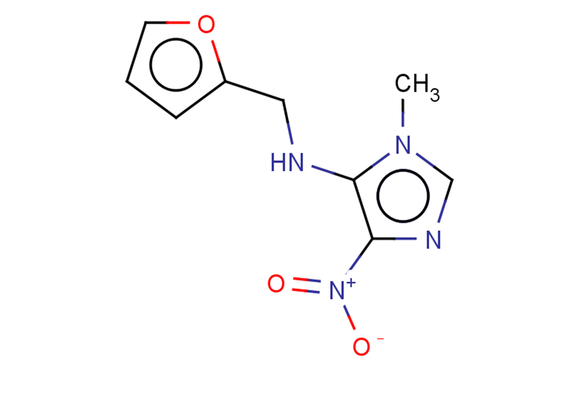 N-(furan-2-ylmethyl)-1-methyl-4-nitro-1H-imidazol-5-amine