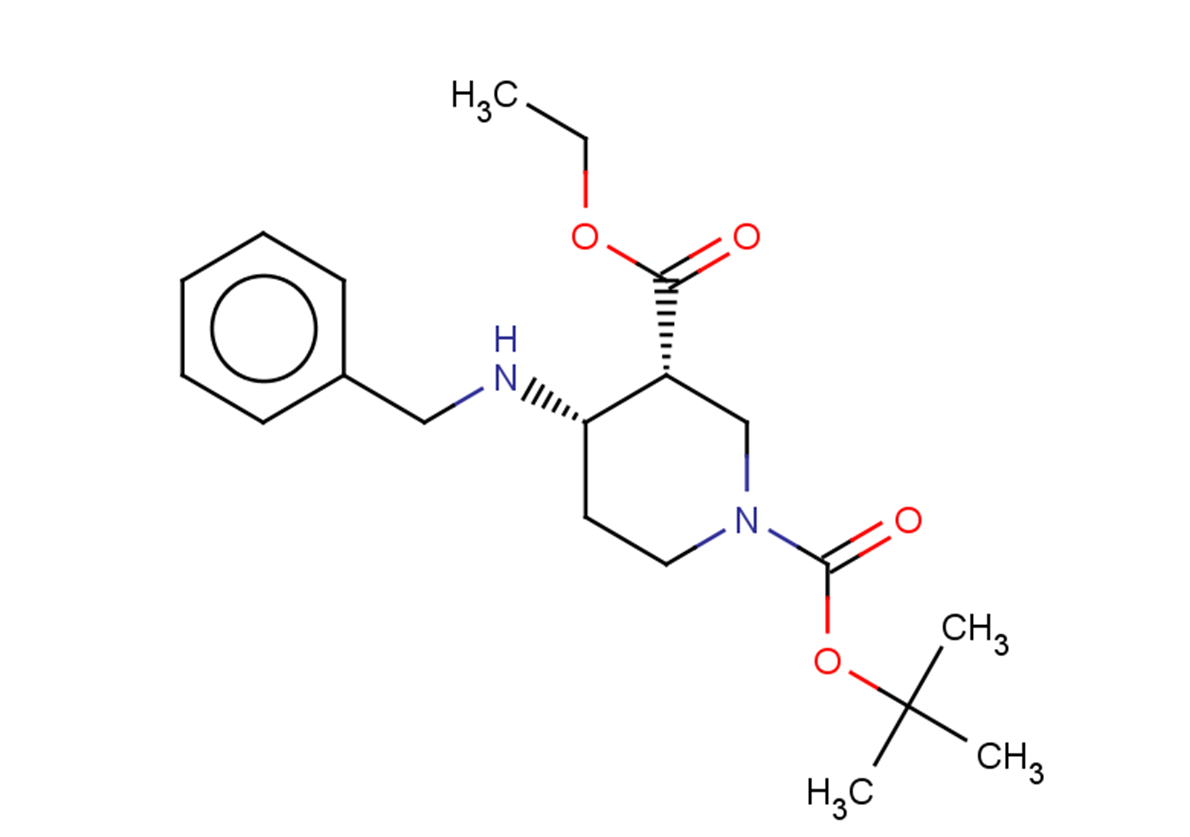 rac-1-tert-butyl 3-ethyl (3R,4S)-4-(benzylamino)piperidine-1,3-dicarboxylate