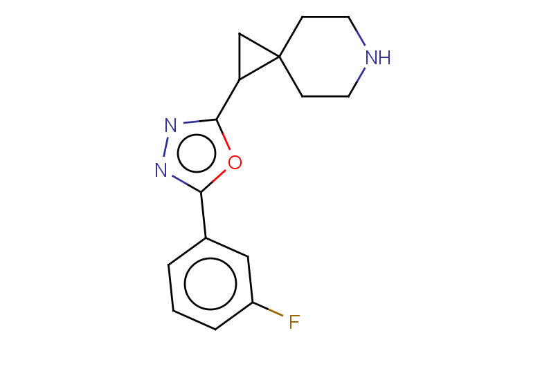 1-[5-(3-fluorophenyl)-1,3,4-oxadiazol-2-yl]-6-azaspiro[2.5]octane