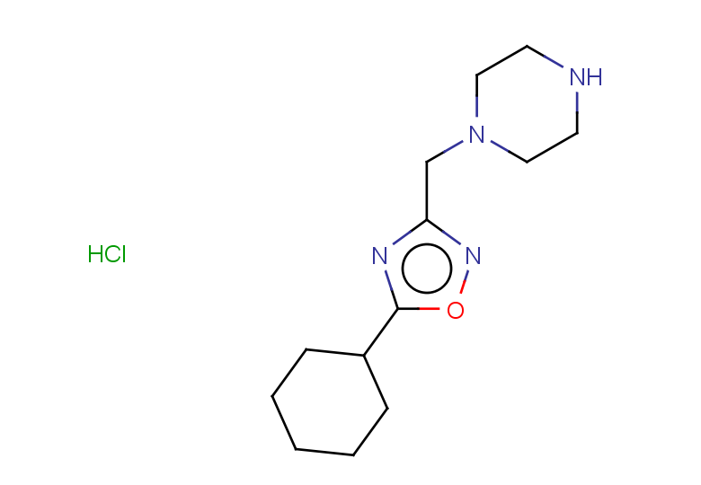 1-[(5-cyclohexyl-1,2,4-oxadiazol-3-yl)methyl]piperazine hydrochloride