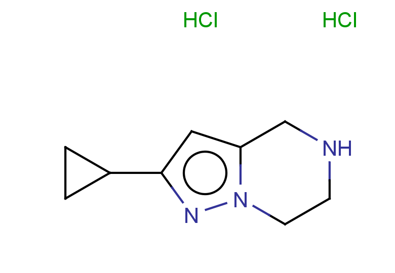 2-cyclopropyl-4H,5H,6H,7H-pyrazolo[1,5-a]pyrazine dihydrochloride
