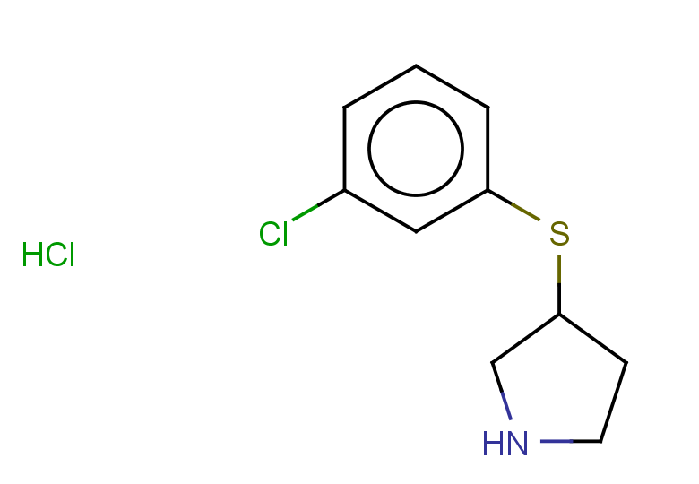 3-[(3-chlorophenyl)sulfanyl]pyrrolidine hydrochloride