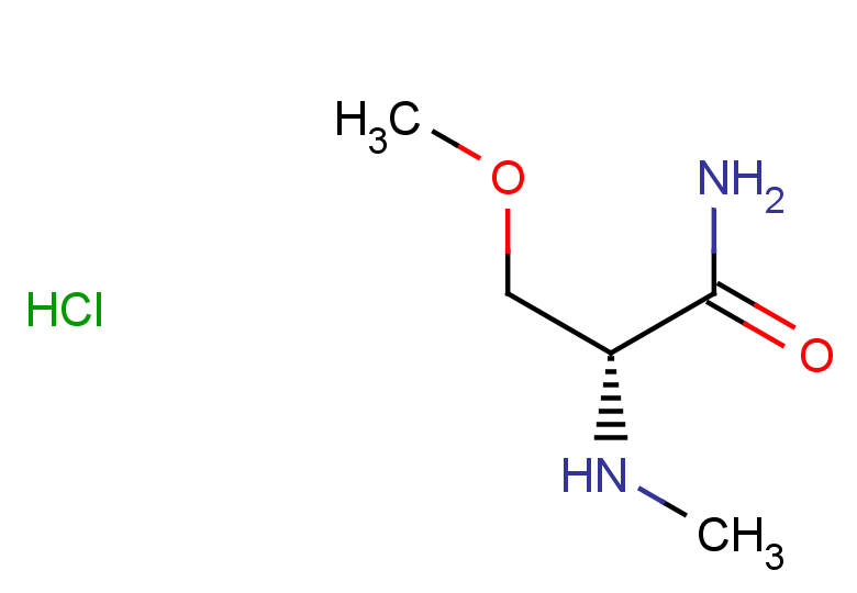 (2R)-3-methoxy-2-(methylamino)propanamide hydrochloride