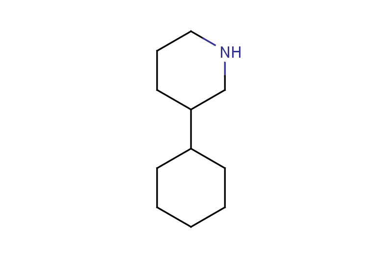 3-cyclohexylpiperidine