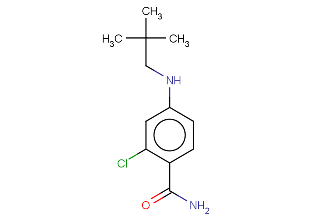 2-chloro-4-[(2,2-dimethylpropyl)amino]benzamide
