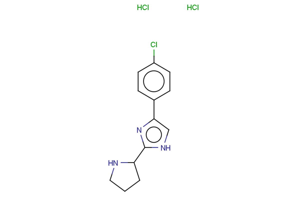 4-(4-chlorophenyl)-2-(pyrrolidin-2-yl)-1H-imidazole dihydrochloride