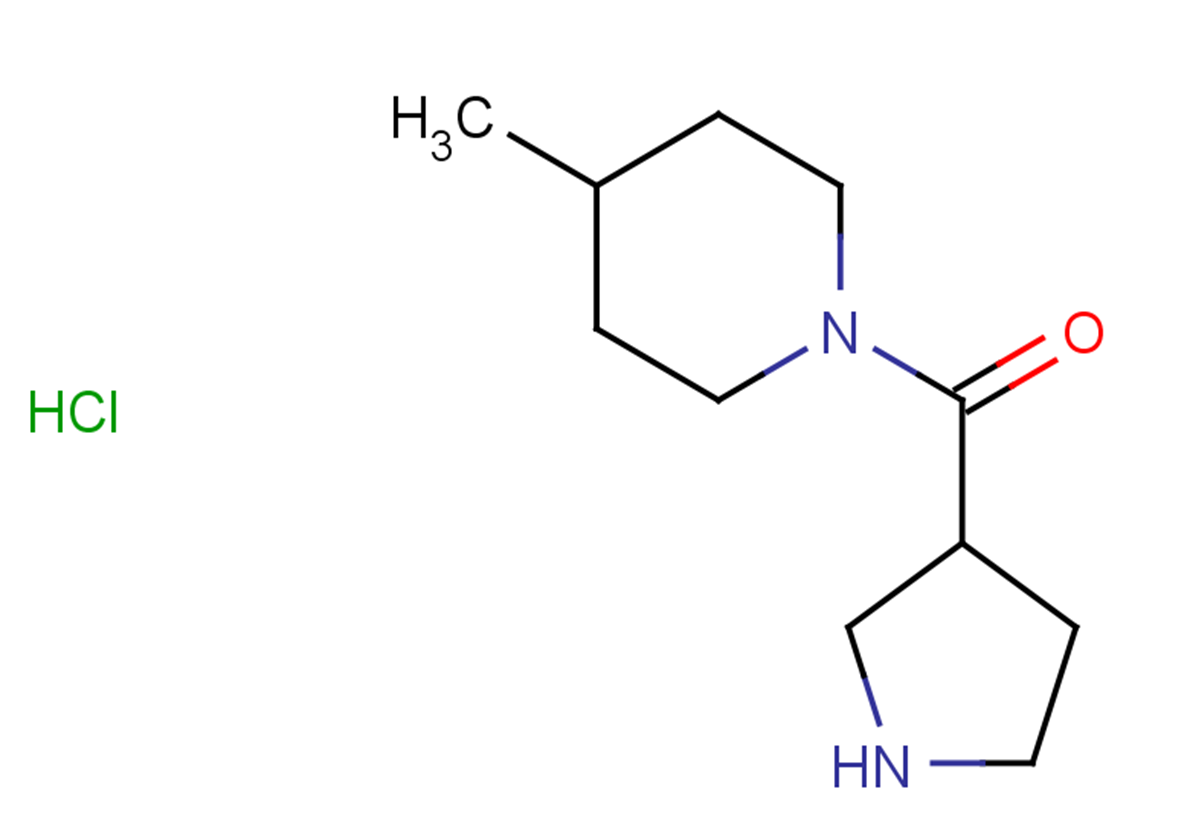 4-methyl-1-(pyrrolidine-3-carbonyl)piperidine hydrochloride
