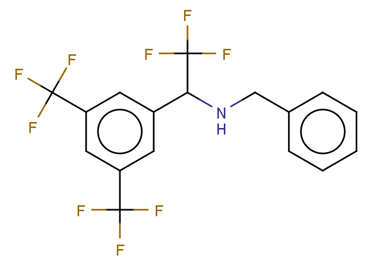 benzyl({1-[3,5-bis(trifluoromethyl)phenyl]-2,2,2-trifluoroethyl})amine