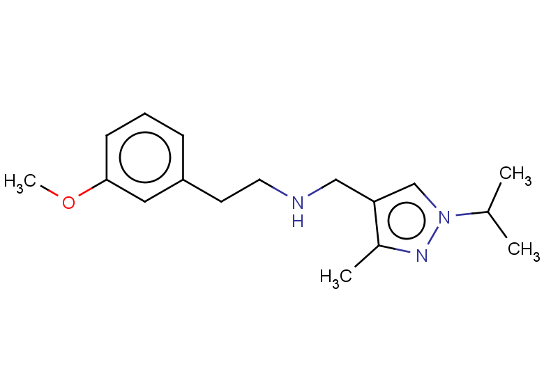 [2-(3-methoxyphenyl)ethyl]({[3-methyl-1-(propan-2-yl)-1H-pyrazol-4-yl]methyl})amine