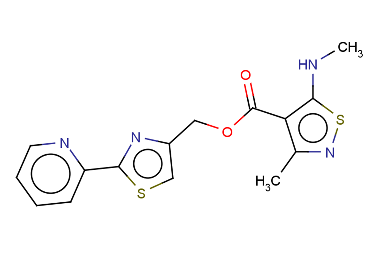 [2-(pyridin-2-yl)-1,3-thiazol-4-yl]methyl 3-methyl-5-(methylamino)-1,2-thiazole-4-carboxylate