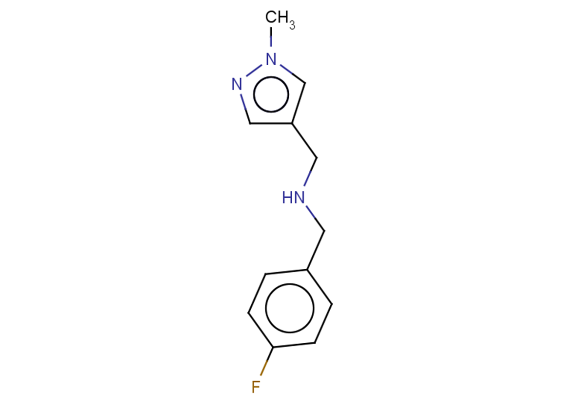 [(4-fluorophenyl)methyl][(1-methyl-1H-pyrazol-4-yl)methyl]amine