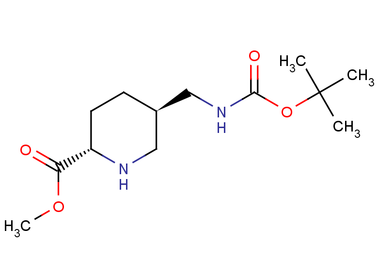 rac-methyl (2R,5S)-5-({[(tert-butoxy)carbonyl]amino}methyl)piperidine-2-carboxylate