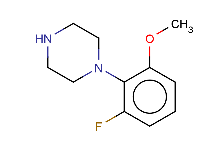 1-(2-fluoro-6-methoxyphenyl)piperazine