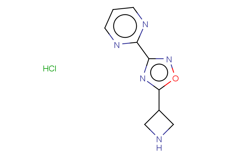 2-[5-(azetidin-3-yl)-1,2,4-oxadiazol-3-yl]pyrimidine hydrochloride