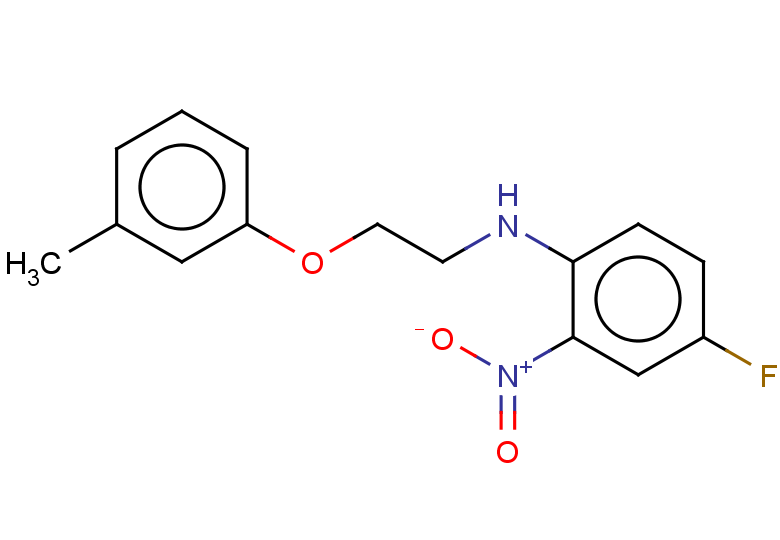 4-fluoro-N-[2-(3-methylphenoxy)ethyl]-2-nitroaniline