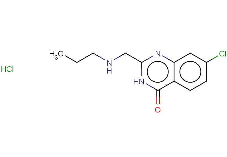 7-chloro-2-[(propylamino)methyl]-3,4-dihydroquinazolin-4-one hydrochloride