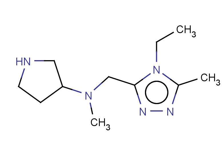 N-[(4-ethyl-5-methyl-4H-1,2,4-triazol-3-yl)methyl]-N-methylpyrrolidin-3-amine