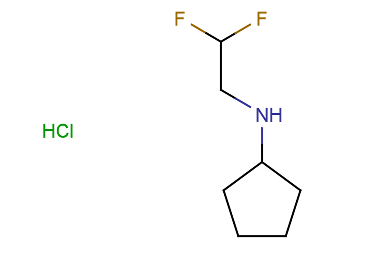 N-(2,2-difluoroethyl)cyclopentanamine hydrochloride
