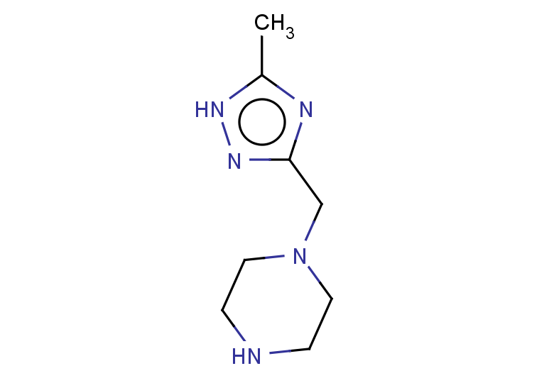 1-((5-methyl-1H-1,2,4-triazol-3-yl)methyl)piperazine