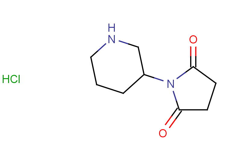 1-(piperidin-3-yl)pyrrolidine-2,5-dione hydrochloride