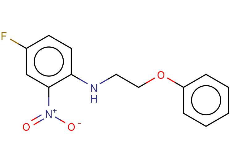 4-fluoro-2-nitro-N-(2-phenoxyethyl)aniline