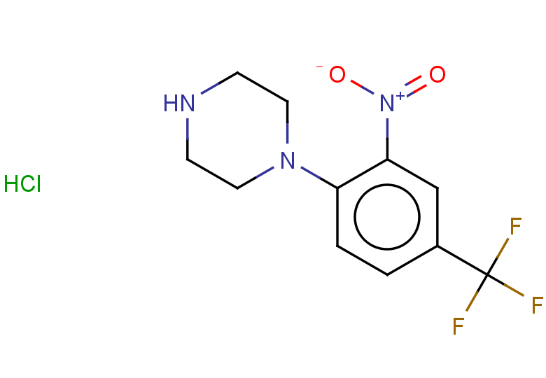 1-[2-nitro-4-(trifluoromethyl)phenyl]piperazine hydrochloride