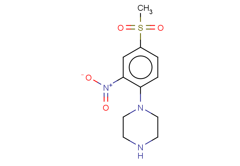 1-(4-methanesulfonyl-2-nitrophenyl)piperazine