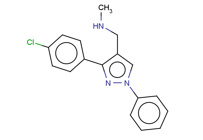 {[3-(4-chlorophenyl)-1-phenyl-1H-pyrazol-4-yl]methyl}(methyl)amine
