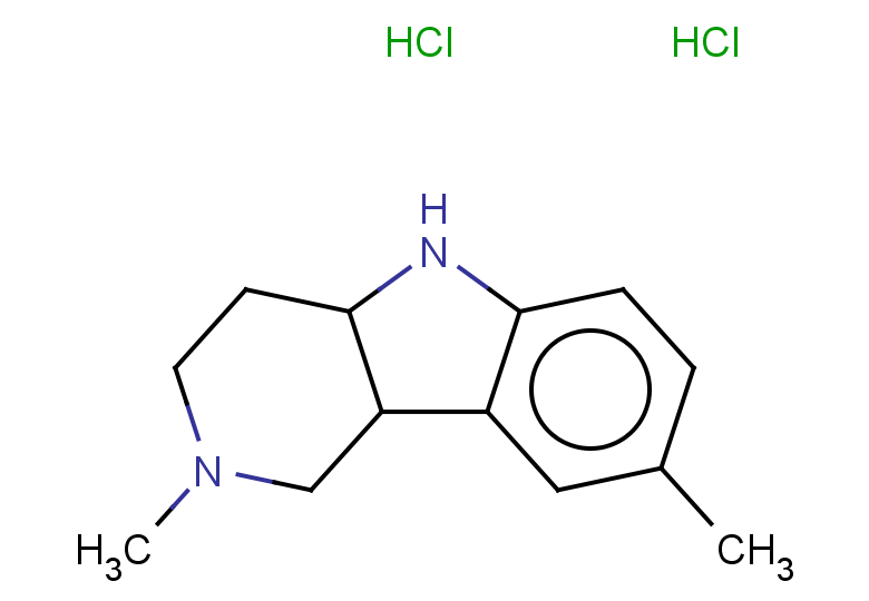 2,8-dimethyl-1H,2H,3H,4H,4aH,5H,9bH-pyrido[4,3-b]indole dihydrochloride