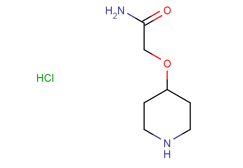 2-(piperidin-4-yloxy)acetamide hydrochloride