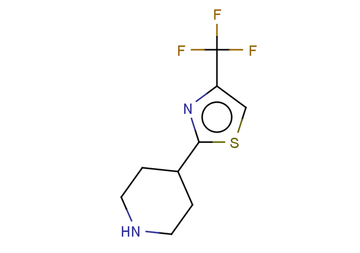 4-[4-(trifluoromethyl)-1,3-thiazol-2-yl]piperidine