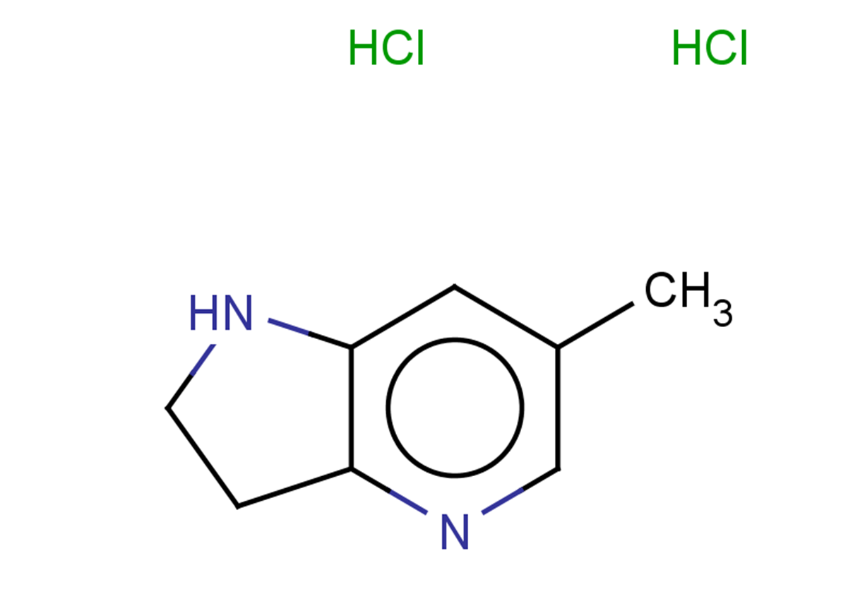 6-methyl-1H,2H,3H-pyrrolo[3,2-b]pyridine dihydrochloride