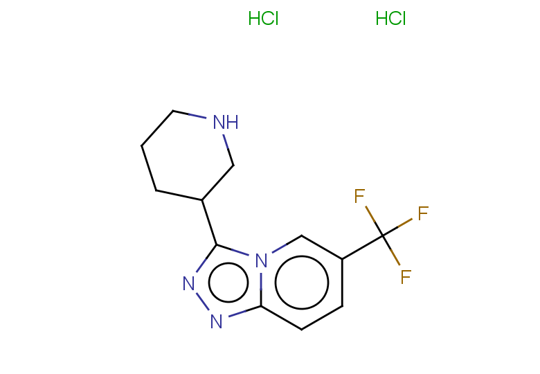 3-[6-(trifluoromethyl)-[1,2,4]triazolo[4,3-a]pyridin-3-yl]piperidine dihydrochloride