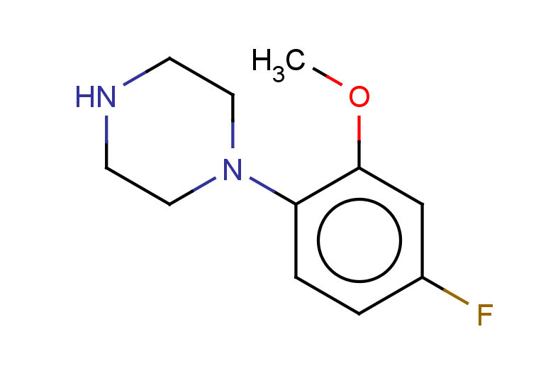1-(4-fluoro-2-methoxyphenyl)piperazine