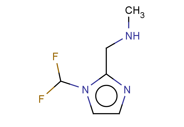 1-(1-(difluoromethyl)-1H-imidazol-2-yl)-N-methylmethanamine