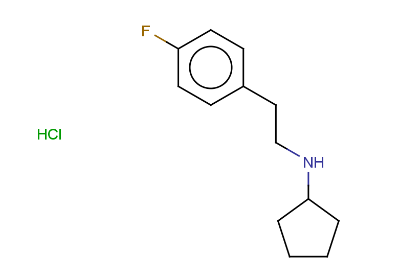 N-[2-(4-fluorophenyl)ethyl]cyclopentanamine hydrochloride