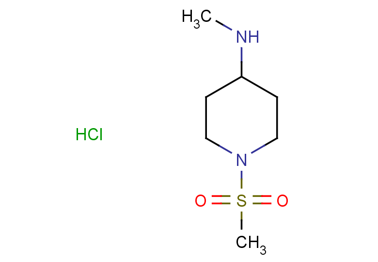 1-methanesulfonyl-N-methylpiperidin-4-amine hydrochloride