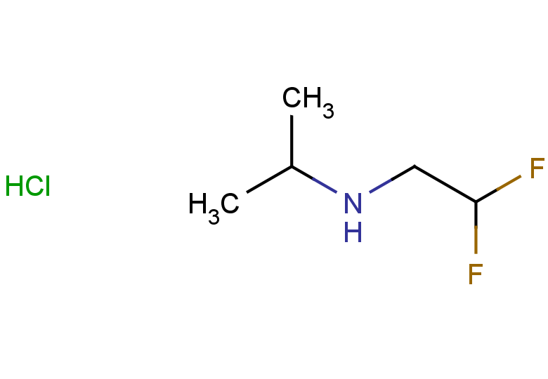 (2,2-difluoroethyl)(propan-2-yl)amine hydrochloride