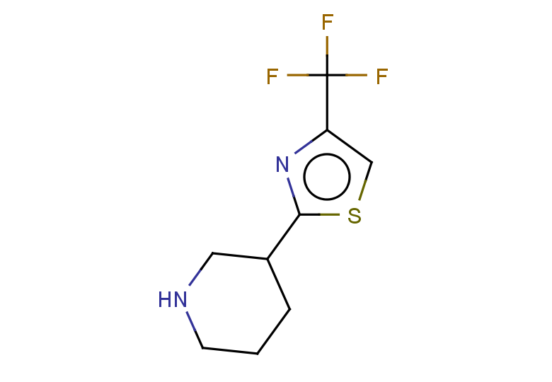 3-[4-(trifluoromethyl)-1,3-thiazol-2-yl]piperidine