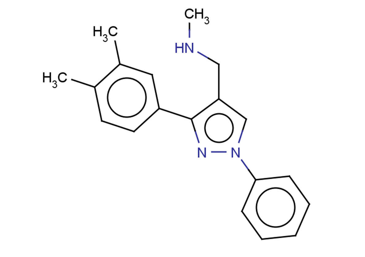 {[3-(3,4-dimethylphenyl)-1-phenyl-1H-pyrazol-4-yl]methyl}(methyl)amine
