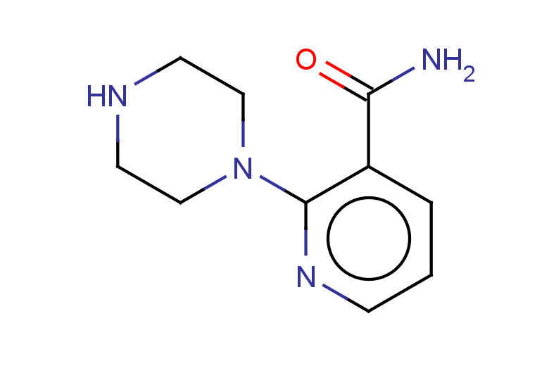 2-(piperazin-1-yl)pyridine-3-carboxamide