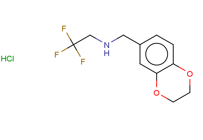 (2,3-dihydro-1,4-benzodioxin-6-ylmethyl)(2,2,2-trifluoroethyl)amine hydrochloride