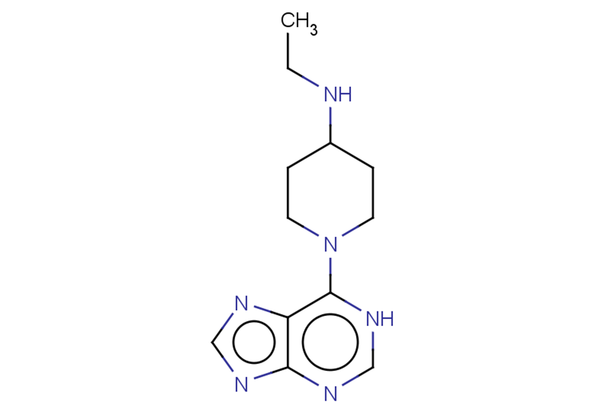 N-ethyl-1-(1H-purin-6-yl)piperidin-4-amine