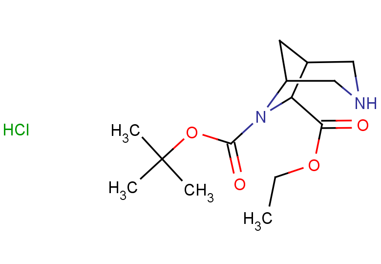 6-tert-butyl 7-ethyl 3,6-diazabicyclo[3.2.1]octane-6,7-dicarboxylate hydrochloride