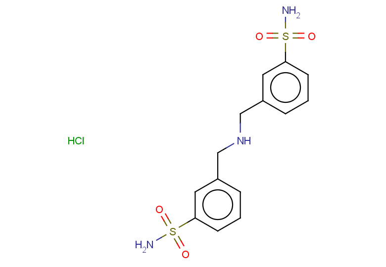 3-({[(3-sulfamoylphenyl)methyl]amino}methyl)benzene-1-sulfonamide hydrochloride