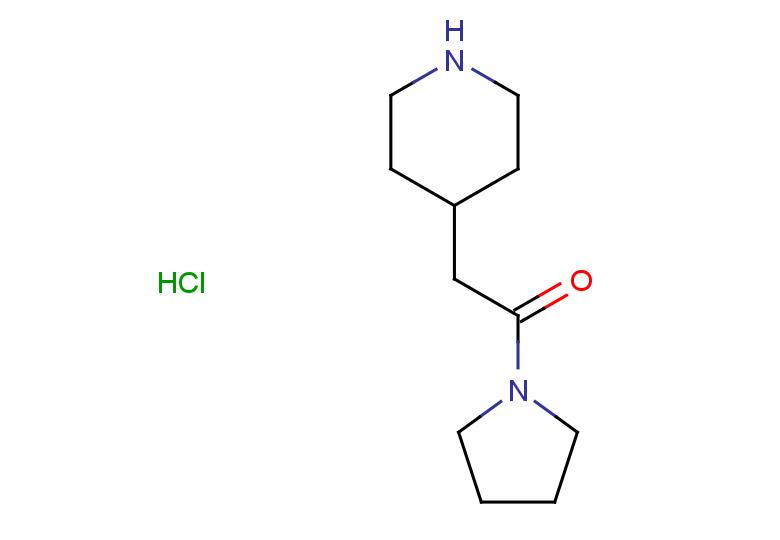 2-(piperidin-4-yl)-1-(pyrrolidin-1-yl)ethan-1-one hydrochloride