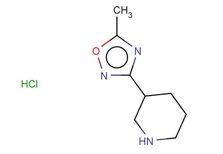 3-(5-methyl-1,2,4-oxadiazol-3-yl)piperidine hydrochloride