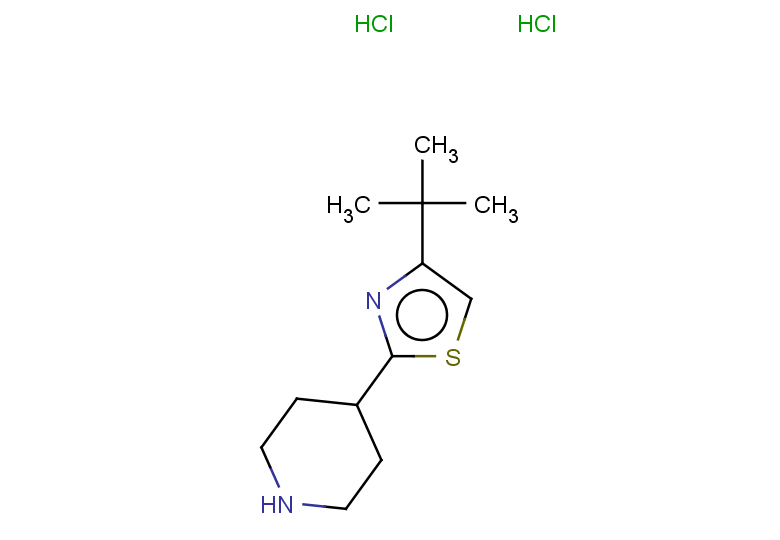 4-(4-tert-butyl-1,3-thiazol-2-yl)piperidine dihydrochloride